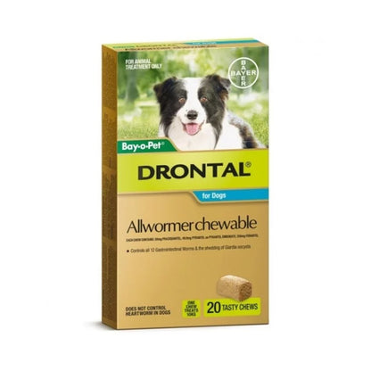 Drontal Allwormer Chew Medium 3-10kg