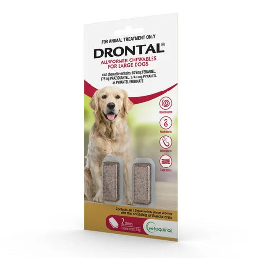 Drontal Allwormer Chew Large 10-35kg
