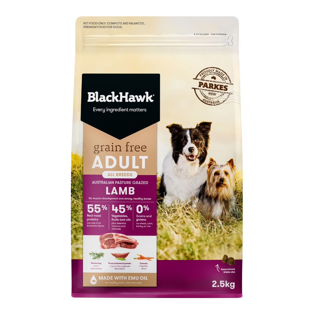 Black Hawk Adult Dog Food Grain Free Lamb