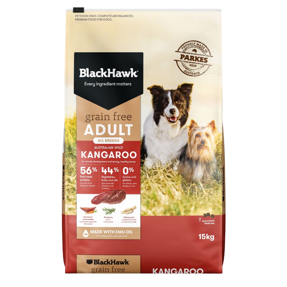 Black Hawk Adult Dog Food Grain Free Kangaroo