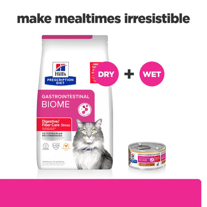 Hills Prescription Diet Gastrointestinal Biome Stress Digestive Fiber Care Dry Cat Food
