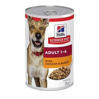 Hills Science Diet Adult Chicken and Barley Canned Dog Food