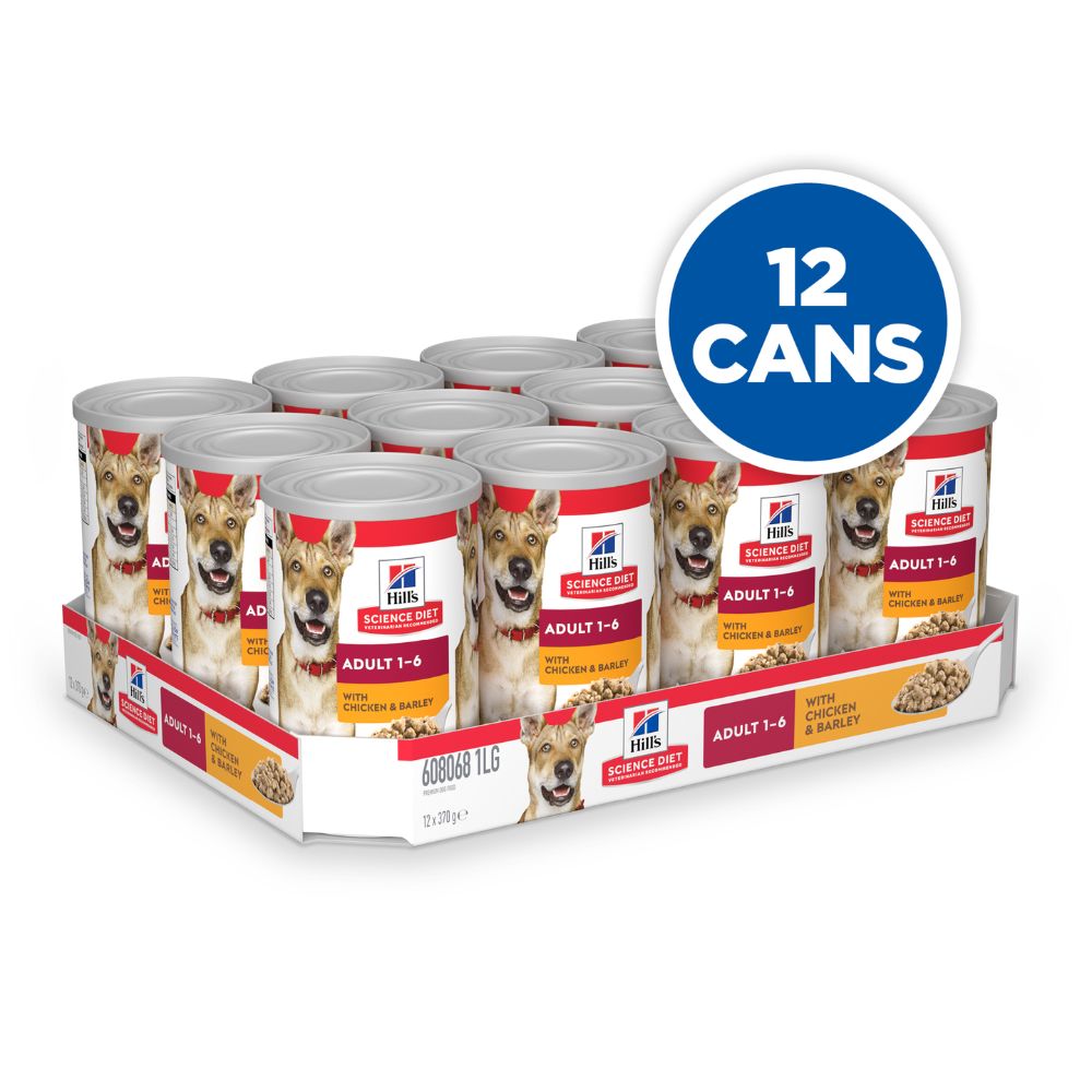 Hills Science Diet Adult Chicken and Barley Canned Dog Food