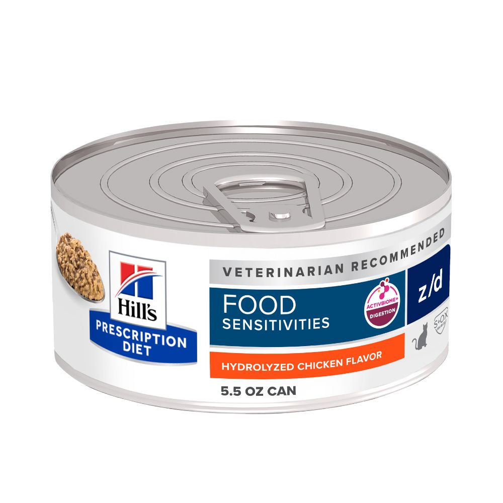 Hills Prescription Diet z/d Skin and Food Sensitivities Canned Cat...