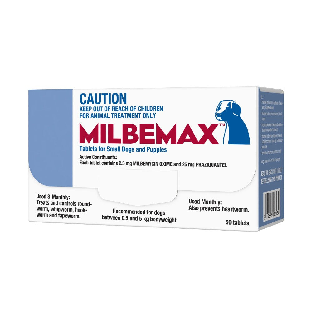 Milbemax Allwormer Dog Under 5kg