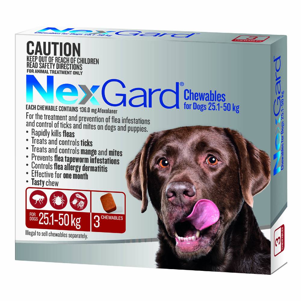 NexGard Large 25-50kg Red