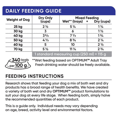 Optimum Adult Large Breed Chicken, Rice and Vegetables
