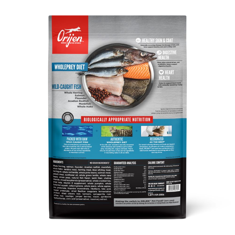 Orijen Six Fish Dry Cat Food