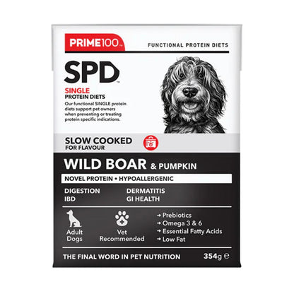 Prime100 SPD Slow Cooked Wild Boar & Pumpkin Wet Dog Food