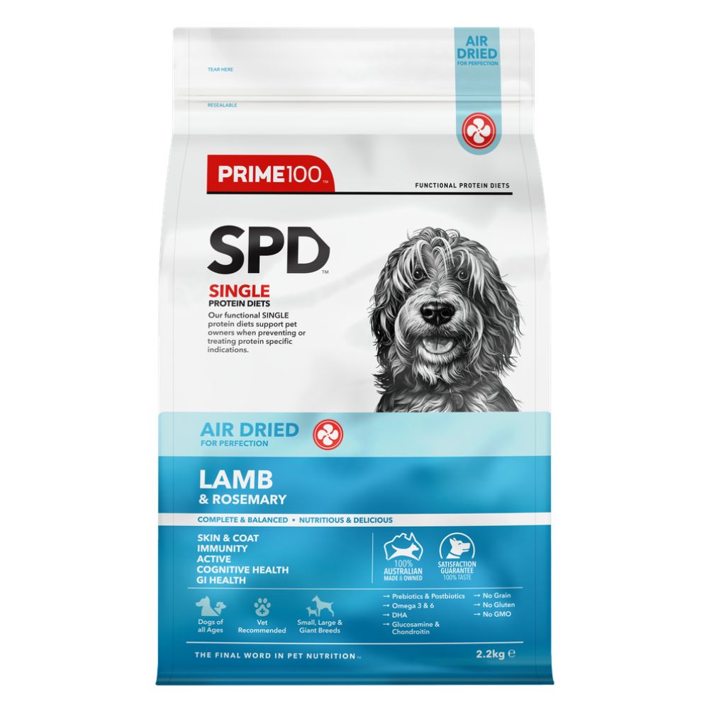 Prime100 SPD Air Dried Lamb and Rosemary Dog Food