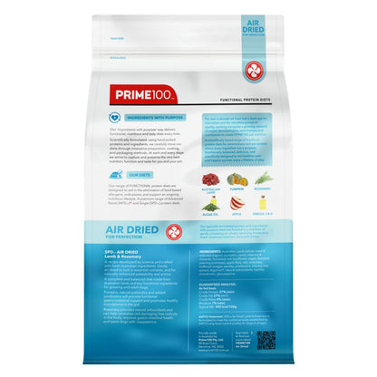 Prime100 SPD Air Dried Lamb and Rosemary Dog Food