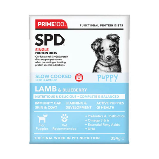 Prime100 SPD Slow Cooked Lamb & Blueberry Wet Puppy Food
