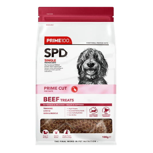 Prime100 SPD Prime Cut Beef Dog Treats