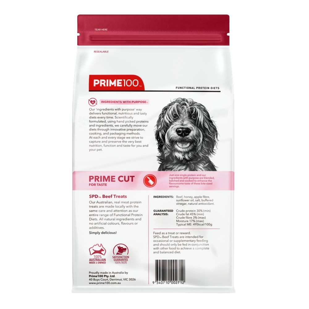 Prime100 SPD Prime Cut Beef Dog Treats