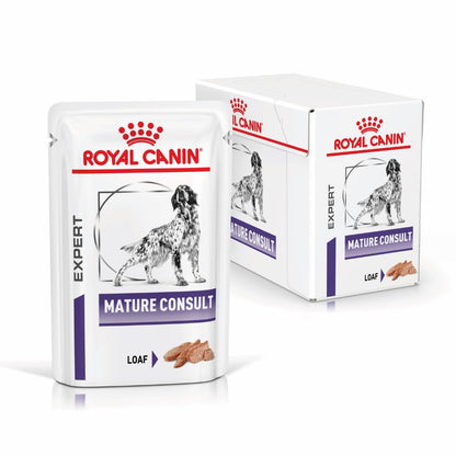 Royal Canin Veterinary Diet Canine Mature Consult Pouches