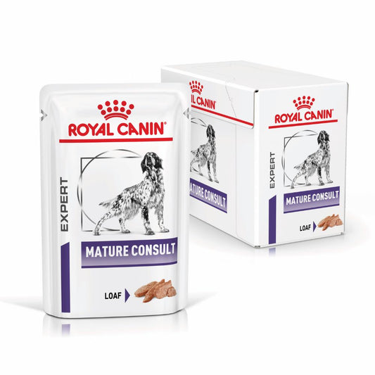 Royal Canin Veterinary Diet Canine Mature Consult Pouches