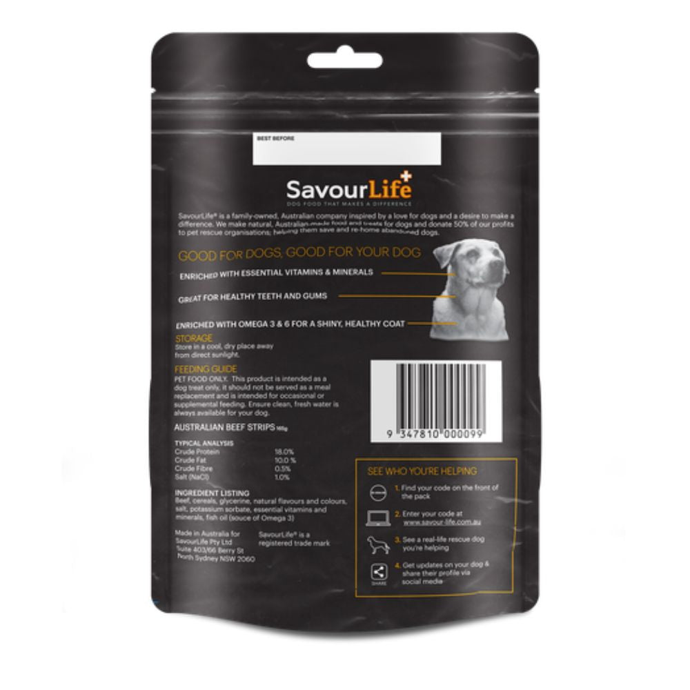 SavourLife Natural Treats Australian Beef Strips