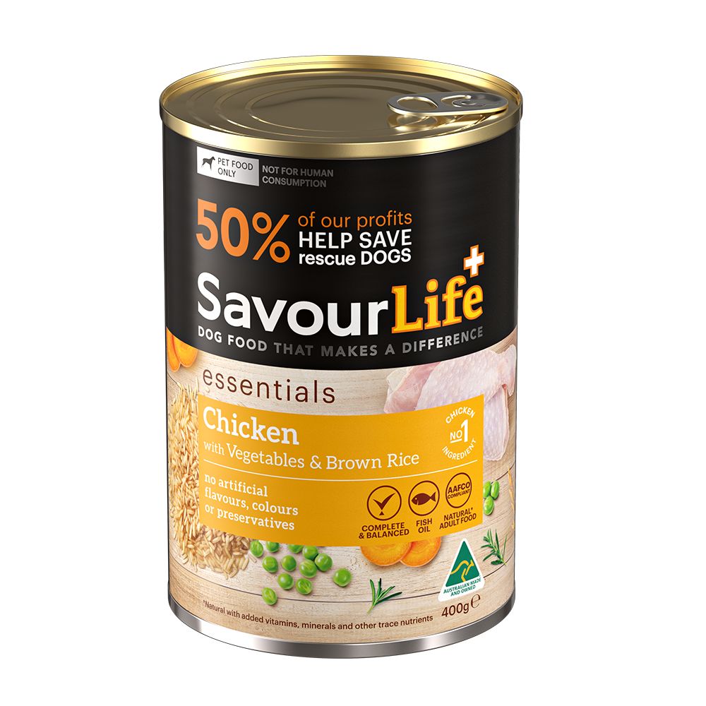 SavourLife Essentials Adult Chicken with Vegetables Wet Food Cans