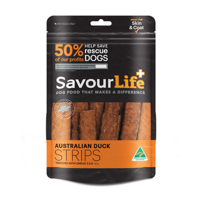 SavourLife Natural Treats Australian Duck Strips
