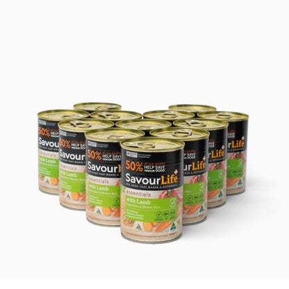 SavourLife Essentials Adult Lamb with Vegetables Wet Food Cans