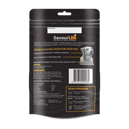SavourLife Natural Treats Australian Chicken Liver Strips