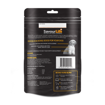 SavourLife Natural Treats Australian Milky Strips
