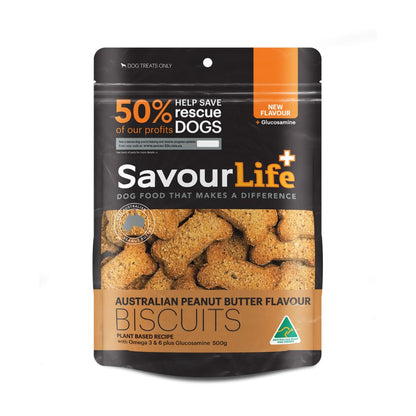 SavourLife Natural Treats Australian Peanut Butter Flavour Biscuits
