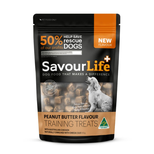 SavourLife Natural Treats Australian Peanut Butter Training Treats