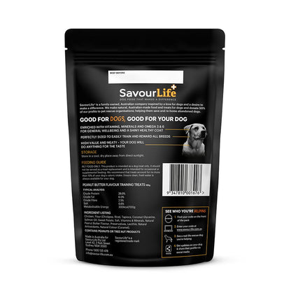 SavourLife Natural Treats Australian Peanut Butter Training Treats