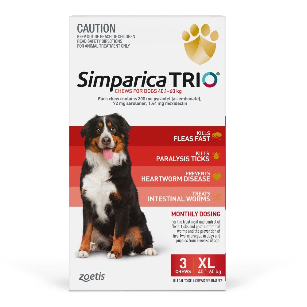 Simparica Trio Extra Large 40.1-60kg