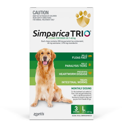 Simparica Trio Large 20.1-40kg