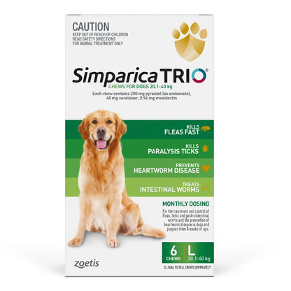 Simparica Trio Large 20.1-40kg