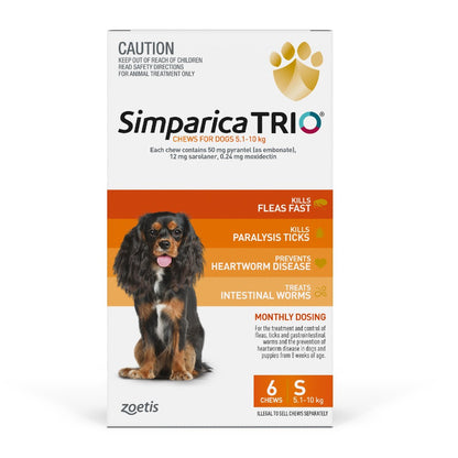 Simparica Trio Small 5.1-10kg