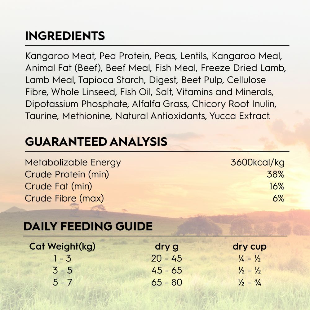 Trilogy Australian Kangaroo and Freeze Dried New Zealand Lamb Cat Food