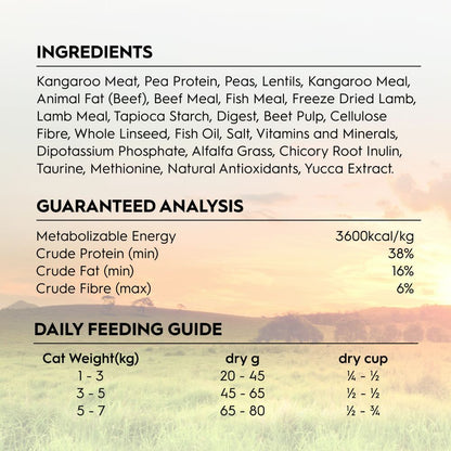 Trilogy Australian Kangaroo and Freeze Dried New Zealand Lamb Cat Food