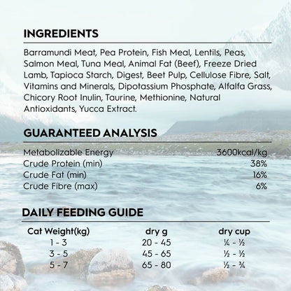 Trilogy Australian Barramundi with Tuna and New Zealand Lamb Cat Food
