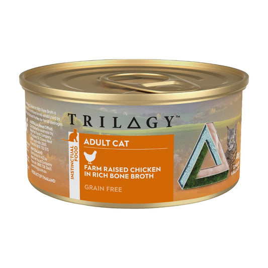 Trilogy Farm Raised Chicken in Bone Broth Canned Cat Food