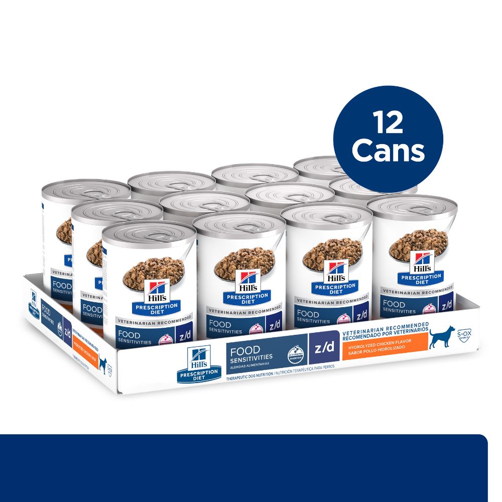 Hills Prescription Diet z/d Skin and Food Sensitivities Canned Dog...