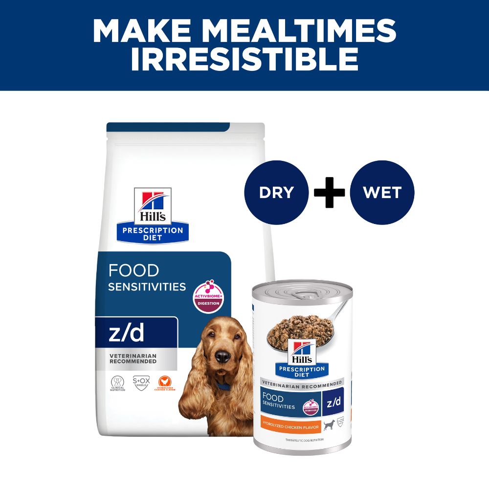 Hills Prescription Diet z/d Skin and Food Sensitivities Canned Dog...