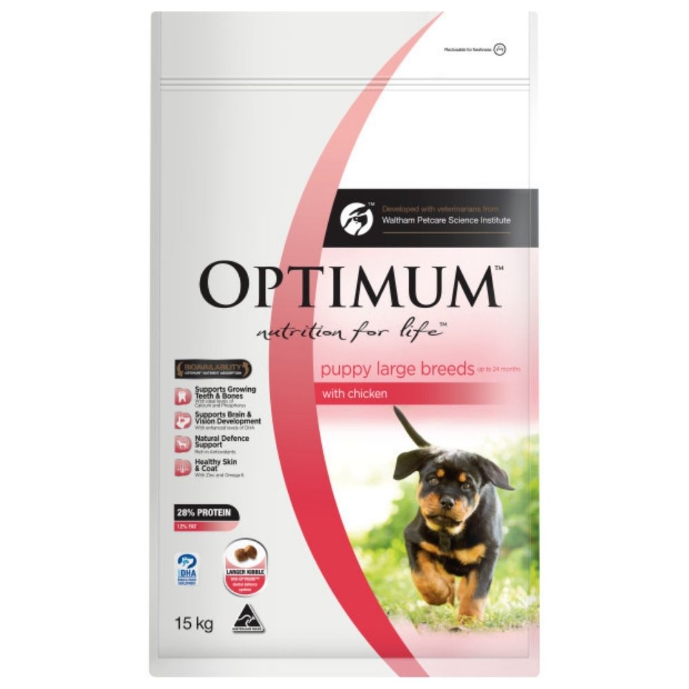 optimum large breed dog food
