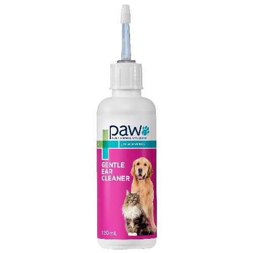 Gentle ear cleaner outlet for dogs