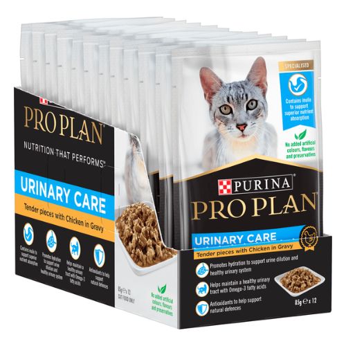 Pro Plan Adult Cat Urinary Tract Health Chicken in Gravy Pouches