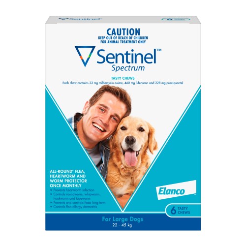 Sentinel Flavor Tabs For Dogs 26-50 Lbs, Pack (Yellow)