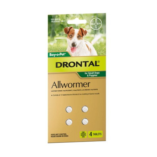 Drontal Bay O Pet Allwormer Small Dog 3kg